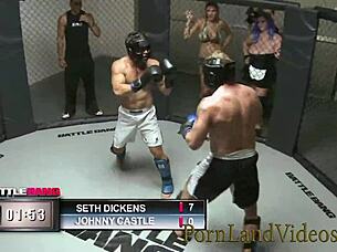 Blonde teen slut Alexia Rae battles monster cocks in group