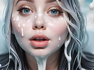 face painting with 100 facials?