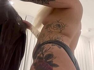 Removing my clothes tease and getting dress again