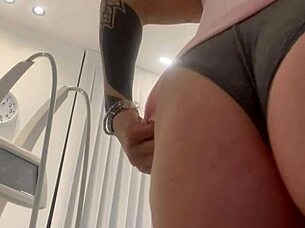 Removing my clothes tease and getting dress again