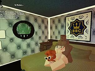 Hey, that Robloxian redhead slutty snowbunny is taking care of her daddy again!