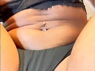 I masturbate in lingerie, making my pussy cum four times