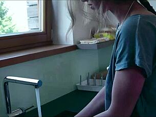 Busty Russian Babe Ethelle Undresses Sensually