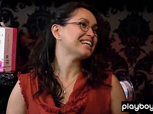 Kate Quigley learns blowjob skills