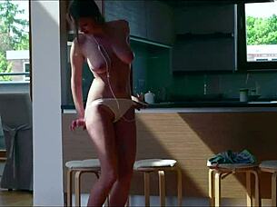 Busty Russian Babe Ethelle Undresses Sensually