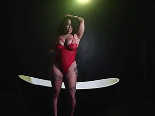 Mone devine slowly teases, stripping clothes and ripping them for intense sex scene