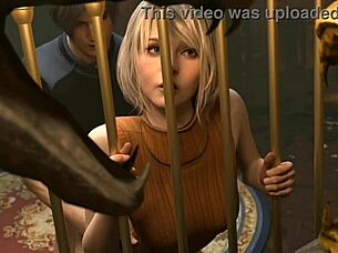 ashley sucking and riding cock hard