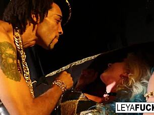 I watched Leya Falcon take hot anal with big tits