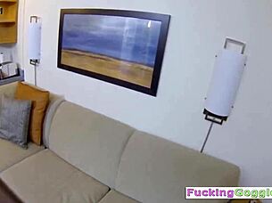 Brunette babe says, 'take my pussy as payment for the repair'