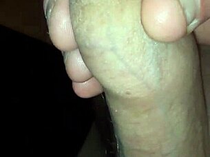 In this solo masturbation video, watch the up close foreskin play in detail