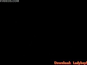 ladyboy nam strokes and gives handjob