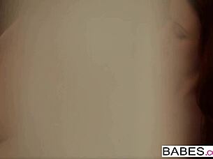 Both Karlie Montana and Marie McCray suck and fuck lesbian sex with smooth and pierced twat