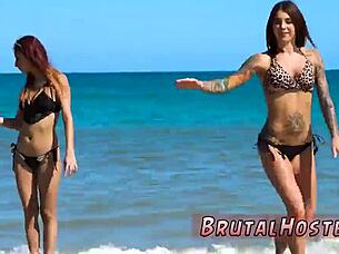 Lingerie Bondage And Rough Sex Excites Tourists