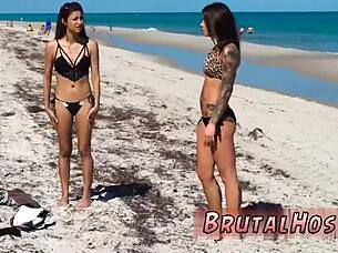 Lingerie Bondage And Rough Sex Excites Tourists