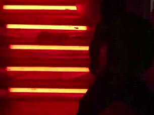 Watch handsome Brazilian stripper rip clothes in wild striptease!