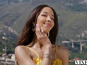 Vixen Stunning Lia Meets Her Secret Admirer For An Intimate Encounter