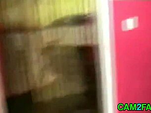 I joined an amateur threesome with brunette european girls