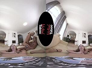 Virtual Taboo Dessert Turns Into Wild Orgasm!