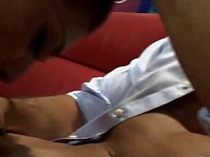 Mai Bailey Works Hard For The Cock Inspectors