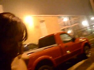 foxy goes butt naked in public for anyone to see