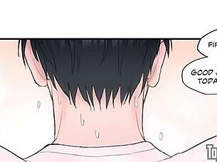 In sexercise chapter eight, ebony anime characters do yoga workouts