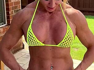 I love showing off my pussy and ass in this tiny bikini over and over again just for you