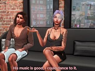 Stripper Loves Sucking Monster Cock in 3D Animation!