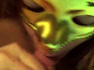 husband gets first on-camera blowjob from hot wife with big tits 😍