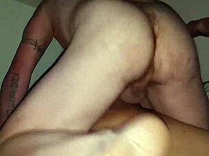 ebony woman gets her pussy pounded by a fat white cock