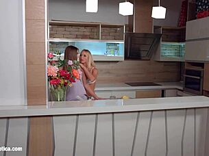 i love fingering and licking in this erotic lesbian scene with kiara lord