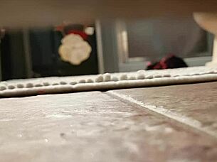 Wife caught masturbating her pussy again.