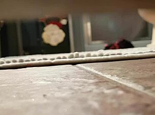 Wife caught masturbating her pussy again.