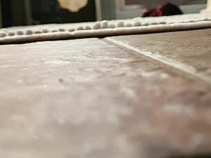 Wife caught masturbating her pussy again.