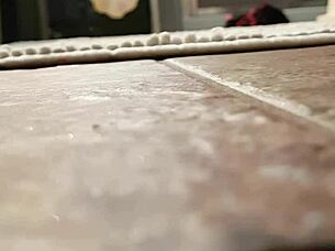 Wife caught masturbating her pussy again.