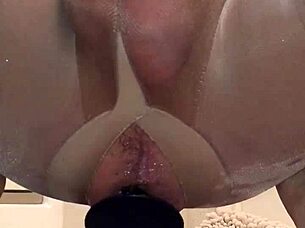pounded until squirting with toys