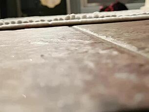 Wife caught masturbating her pussy again.