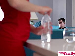 i feel a surpise pokin me, kylie quinn says to stepbro