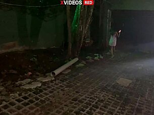 girl in towel gets pizza guy cum facial