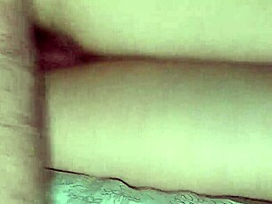 Thai wife in lingerie shows her clit and gets fucked hard until a creampie in her shaved pussy! 😍🍆💦