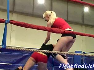 Lesbian babe orally pleasured and fingered