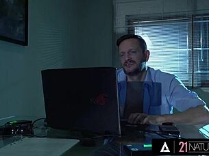 horny russian lena reif rides her lover's big dick passionately 😏