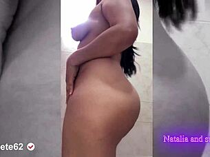 i'm masturbating in the shower with my big ass