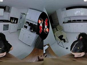 A stunning latina with a perfect body gets fucked hard in virtual reality.