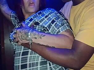 milf has sex with young man in hotel elevator for husband's fetish