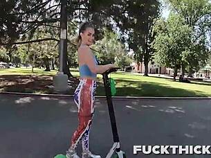 kenzie madison rides cum in petite teen fun