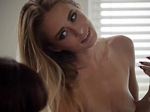 Lexi Luna and Kyler Quinn Engage in Intense Lesbian Strapon Action.