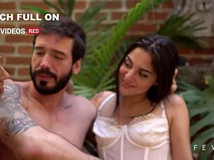 trisal, mrpeachvelvet, lexi mallet, and megan devonne having a hot threesome at the beach house