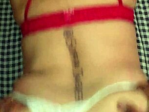 my wife in lingerie bends over for doggystyle action with her big ass