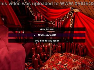 i play halloween with azraesha, sucking her big tits in the rift