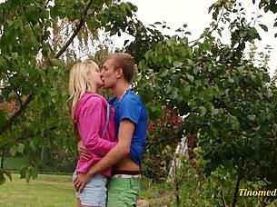 Is This Horny Young Babe Getting Fucked In Scene 1 With Her Skinny Body?